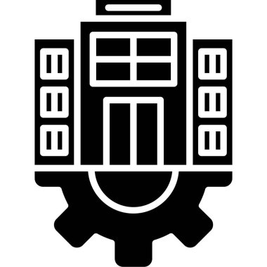 Robot robot simgesi katı biçimde