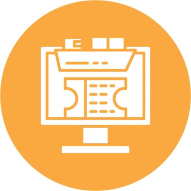 seo modern simgesinin vektör illüstrasyonu