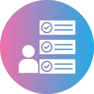 Kullanıcı simgesinin vektör çizimi