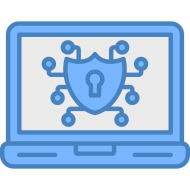 siber güvenlik kalkanı simgesi