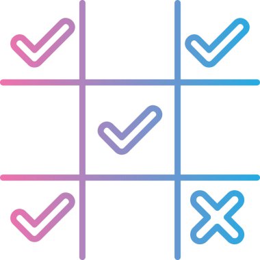 Kontrol işaretinin vektör çizimi