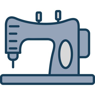 Dikiş makinesi vektör çizimi