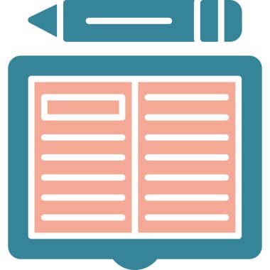 Modern eğitim ikonunun vektör illüstrasyonu