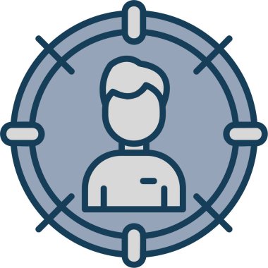 İnsan avatarı. Basit tasarım