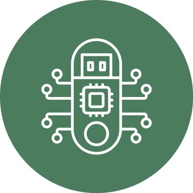 Modern simgenin vektör illüstrasyonu