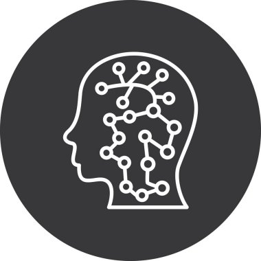 Modern simgenin vektör illüstrasyonu