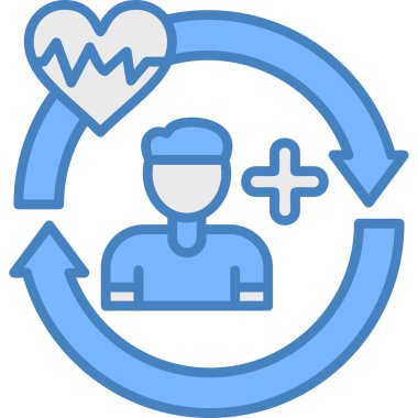 doktor hasta kalp ikonu