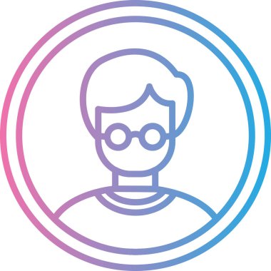 Kadın simgesinin vektör illüstrasyonu