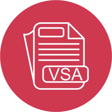vektör içinde vize belgesi simgesi