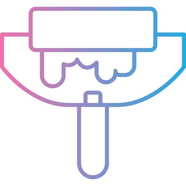 Boya fırçası. Web simgesi