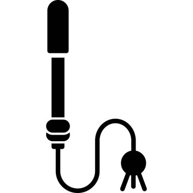 Beyaz arkaplanda tıpa simgesi, illüstrasyon, vektör işareti