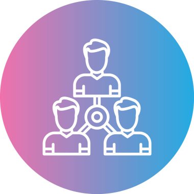 İnsan simgesinin vektör illüstrasyonu