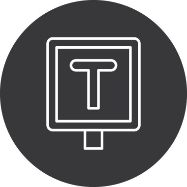 Modern b 'nin vektör illüstrasyonu eksik simgesi