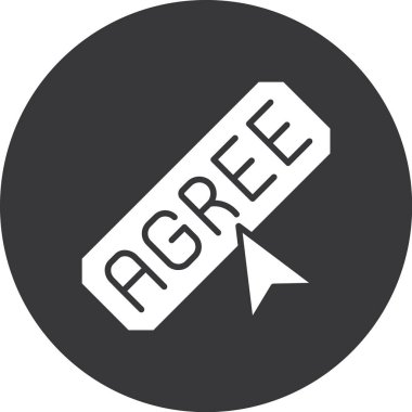 Modern simgenin vektör illüstrasyonu