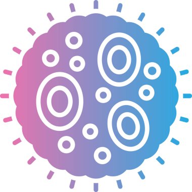 Coronavirus covid 19 parçacık vektör tasarımı