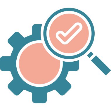 iş ve yönetim renkli vektör simgesi.