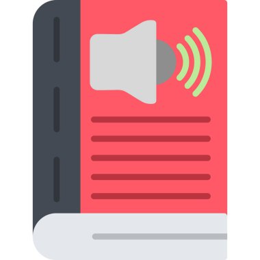 Konuşmacı. Web simgesi basit illüstrasyon