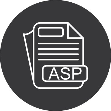 Dosya simgesinin vektör illüstrasyonu