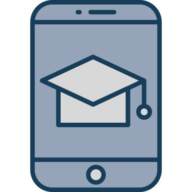 eğitim ve okul vektör simgesi.