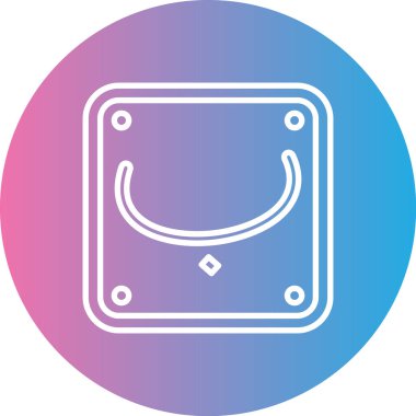 Modern b 'nin vektör illüstrasyonu eksik simgesi