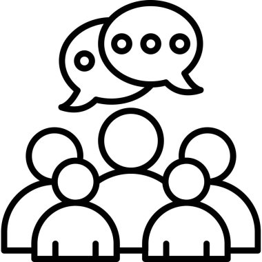 İnsan simgesi, vektör illüstrasyonu