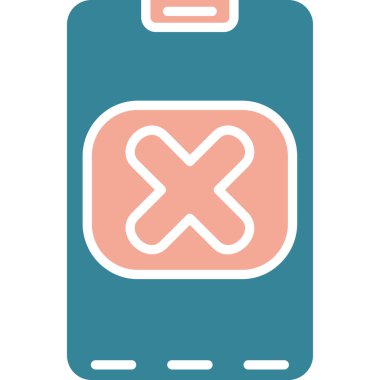 Akıllı telefon. Web simgesi basit illüstrasyon