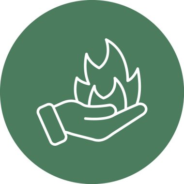 Simge vektör resimlemesini ateşle