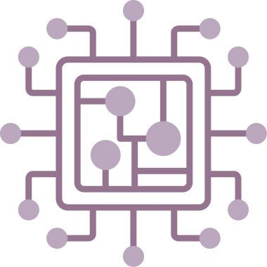 Bir ağ simgesinin vektör illüstrasyonu