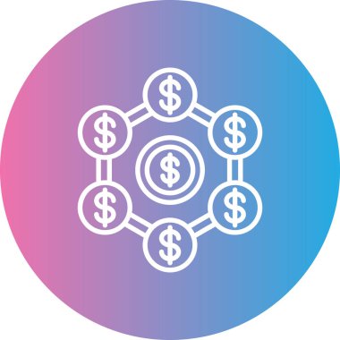 dolar simgesivektör illüstrasyon