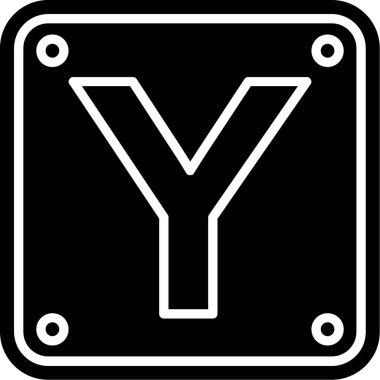 Tek bir yol işaretinin vektör illüstrasyonu