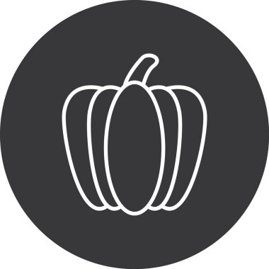 Kabak simgesinin vektör illüstrasyonu