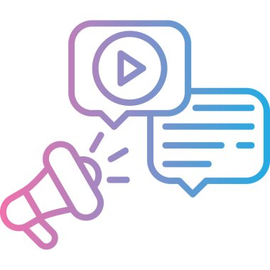 Hoparlör ikon vektörü Taslak sembolü illüstrasyonu. izole kontur sembolü.