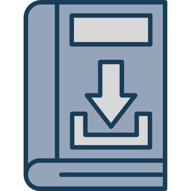 İndir. Web simgesi basit illüstrasyon