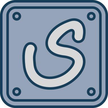 Bir bebeğin karikatür simgesinin vektör çizimi