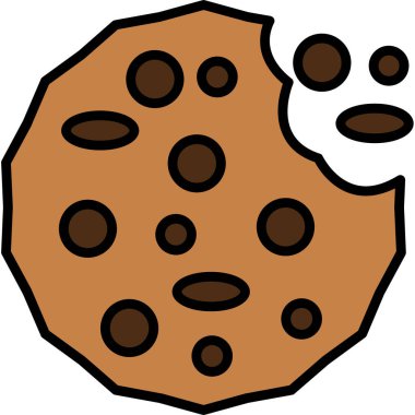 çikolatalı kurabiye ikonu