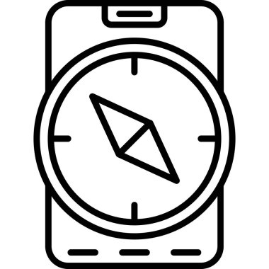 Pusula simgesi vektör resimlemesi