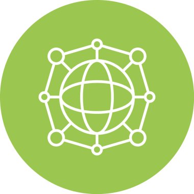 küresel ağ. Web simgesi