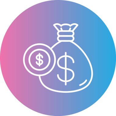 money vector icon modern simple illustration