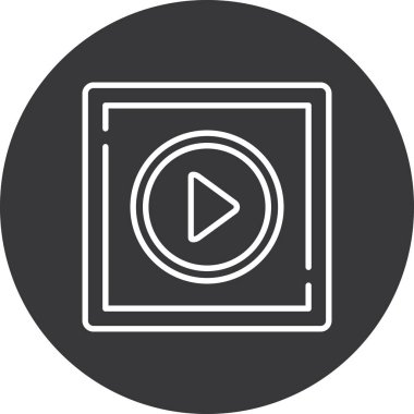 Modern simgenin vektör illüstrasyonu