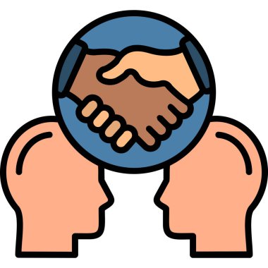 Tokalaşma ikonu vektörü. düz tasarım çizimi. renk izole.