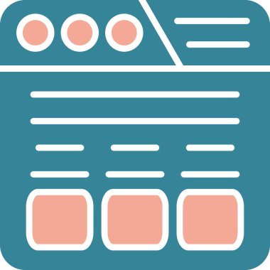 Takvim simgesi vektör illüstrasyonu