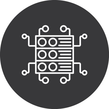 seo modern simgesinin vektör illüstrasyonu