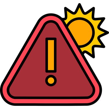 uyarı simgesi vektör illüstrasyonu