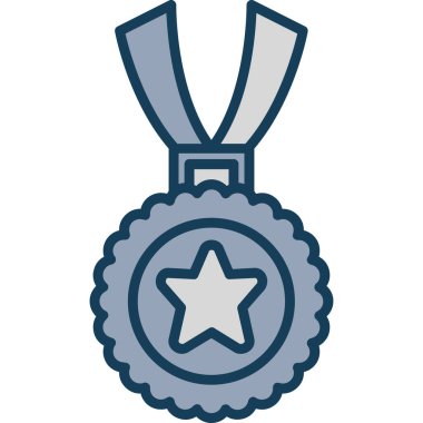 kurdele simgesi ile madalya