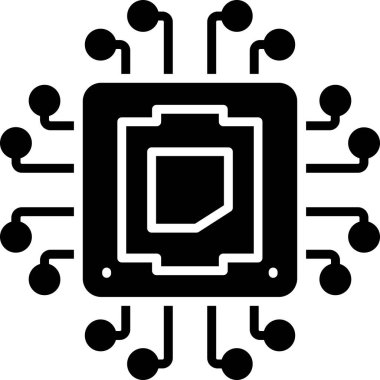 çip Cpu simgesi