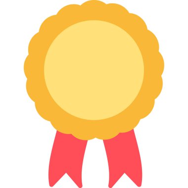 ödül düz ikon vektör illüstrasyon tasarımı