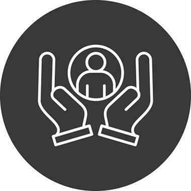 kişi simgesi vektör illüstrasyonu