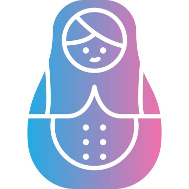 Kadın vücut ikonu. vektör illüstrasyonu