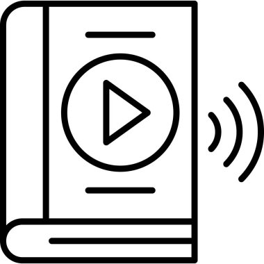 ses çalma müzik simgesi ana hat biçiminde