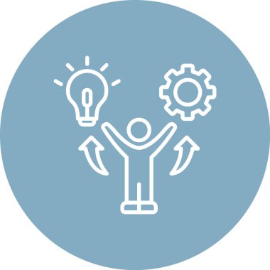 Yenilik. Web simgesi basit illüstrasyon